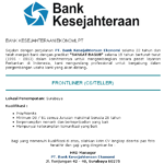 Lowongan Teller Bank 2014 Surabaya